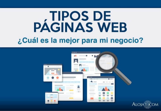 tipos de paginas web